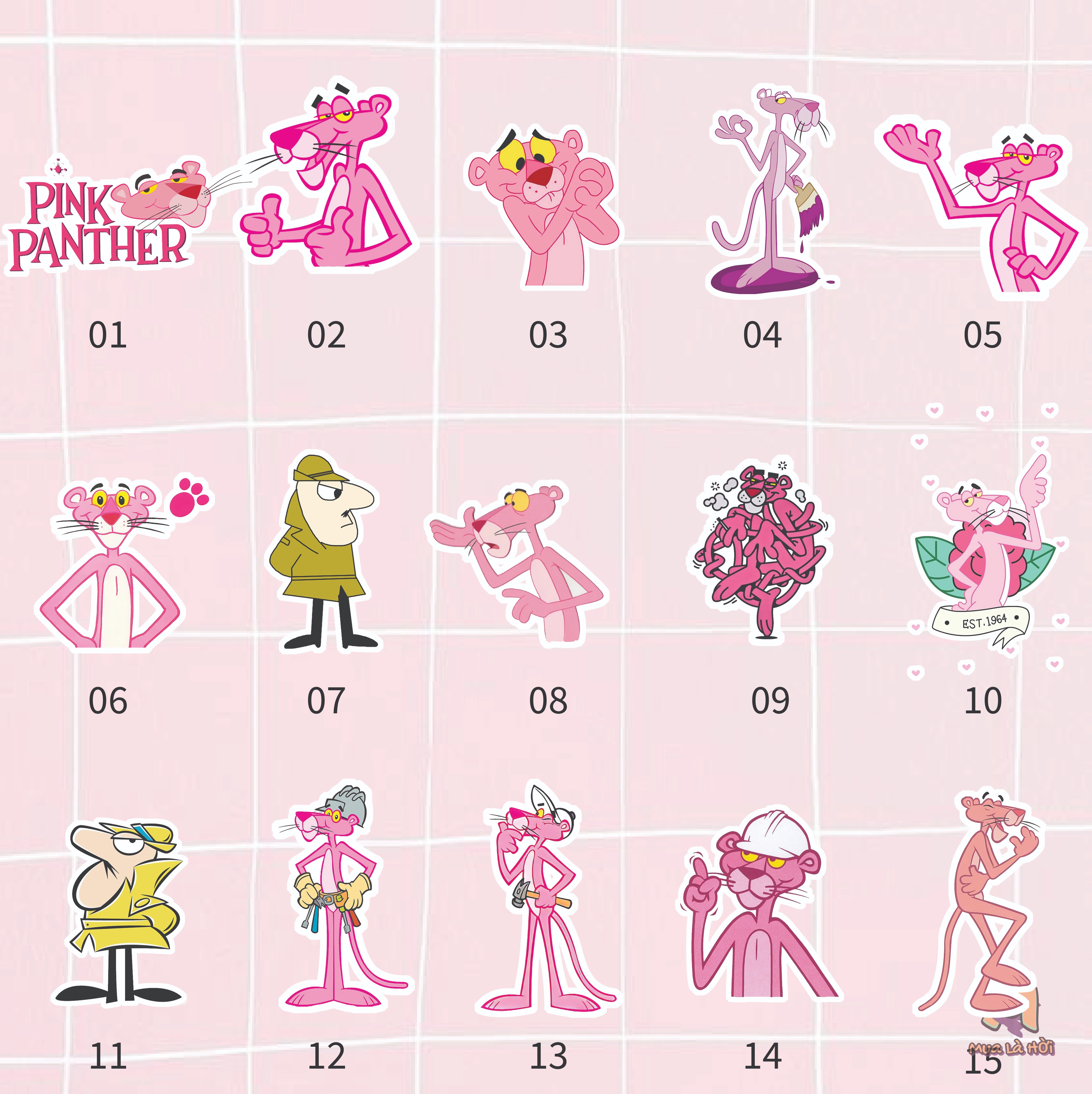 Túi Tote in hình chủ đề Điệp vụ Báo Hồng - Pink Panther