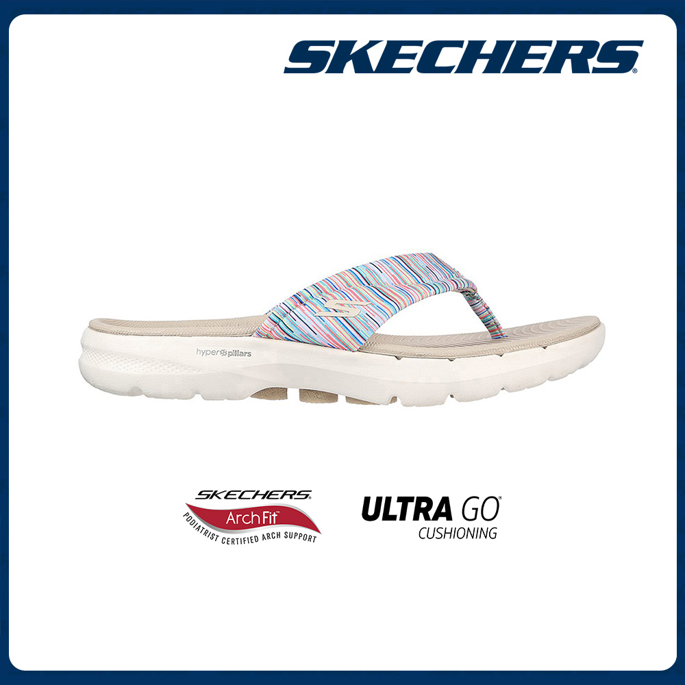 Skechers Nữ Dép Xỏ Ngón Gowalk 6 Sandal - 141000-NTMT