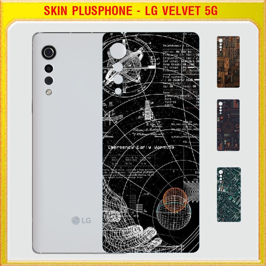 Dán Skin cho điện thoại LG Velvet 5G in hình nhiều mẫu hot, độc lạ