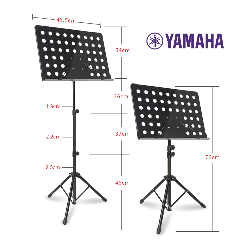 Giá nhạc trưởng, Giá để sách nhạc - Yamaha Y6S - Chân gấp gọn, cao tối đa 145 cm - Hàng chính hãng