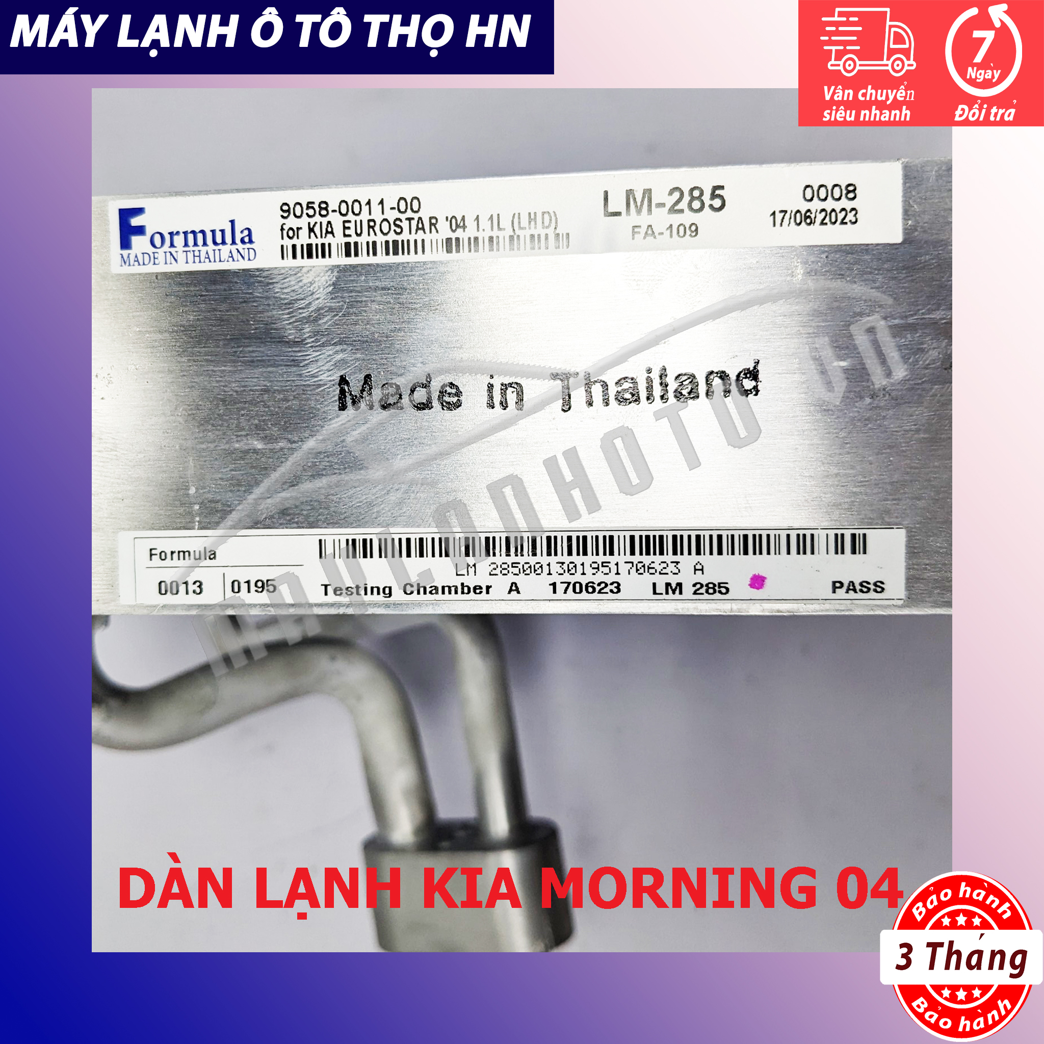 Dàn lạnh Kia Morning 2004 2005 2006 2007 Hàng xịn Thái Lan 04 05 06 07