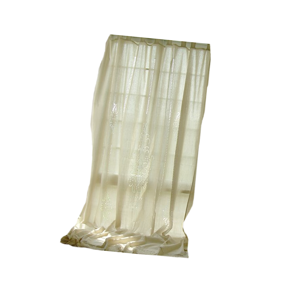 180x180cm Country Lace Crochet Window Curtain Drape Panel