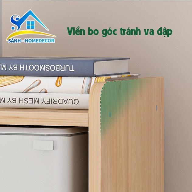 Kệ để máy in máy scan KMI.04 gỗ MFC An Cường phủ melamine chống ẩm - Kệ để bàn làm việc văn phòng nhỏ gọn