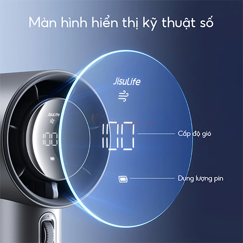 Quạt mini tích điện cầm tay Jisulife 4.86W Handheld Fan Pro1 S 5000mAh (2024) - Hàng chính hãng