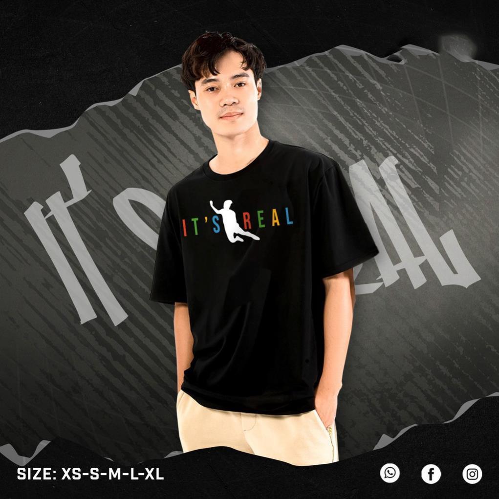 BÁN CHẠY Áo Văn Toàn It’s Real Tee thun nam nữ Cotton Hottrend