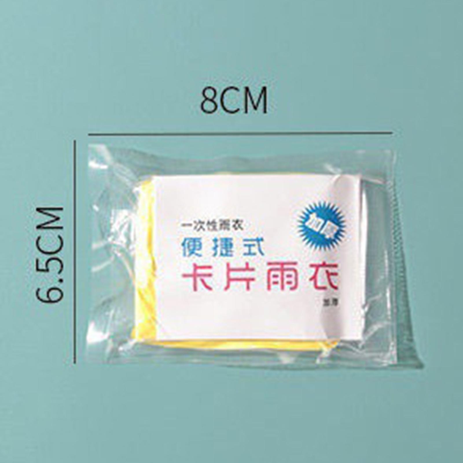 Portable Rain Poncho Rain Cover Breathable Travel Accessories Waterproof Rain Coat Emergency Raincoat for Climbing Camping