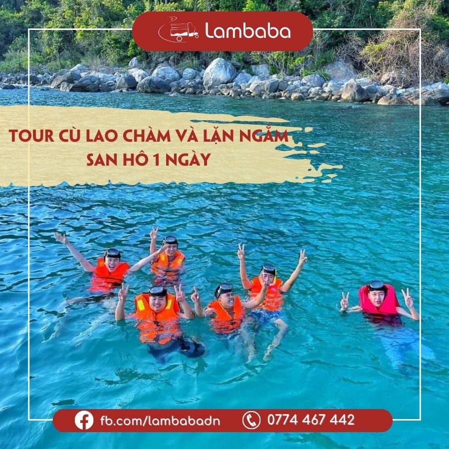 Tour Đà Nẵng Tour Cù Lao Chàm và lặn ngắm san hô 1 ngày