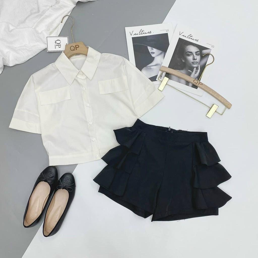 Set Bộ Sơ mi nữ kèm quần cá tính