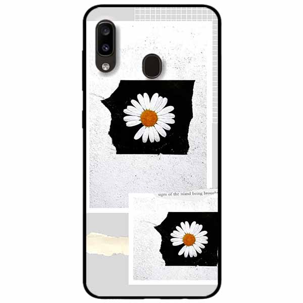 Ốp lưng in cho Samsung A20/ A30 Mẫu Hai Khung Hoa Cúc