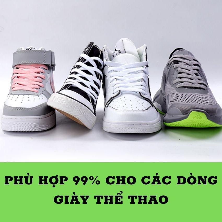 Dây Giày Thể Thao Bản Dẹt Nhiều Kích Thước Loại Đẹp Nhiều Màu Phù Hợp 99% Các Loại Giày DG03