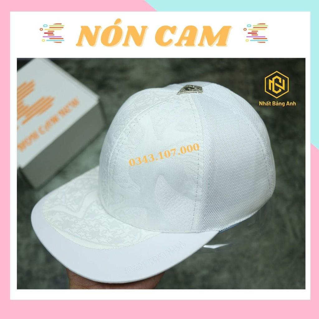 Nón Snapback  , Mũ lưỡi trai Nón Cam họa tiết 2021