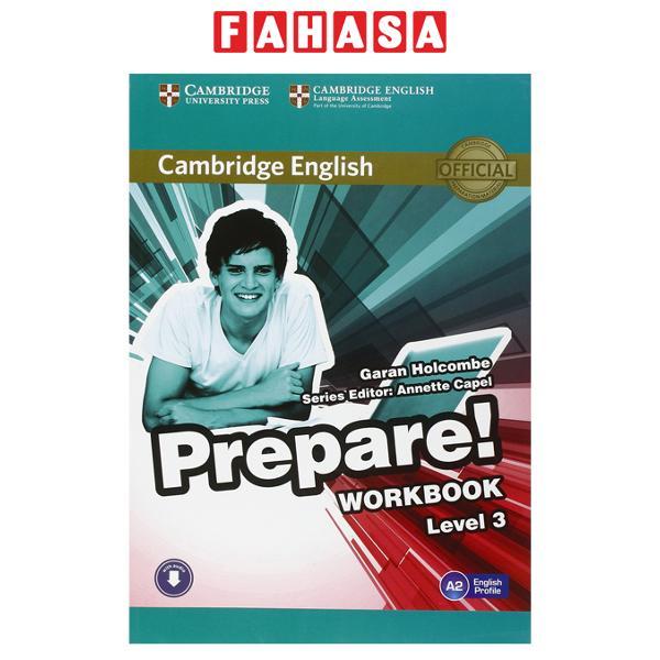 Sách ngoại văn: Cambridge English Prepare! Level 3 Workbook With Audio
