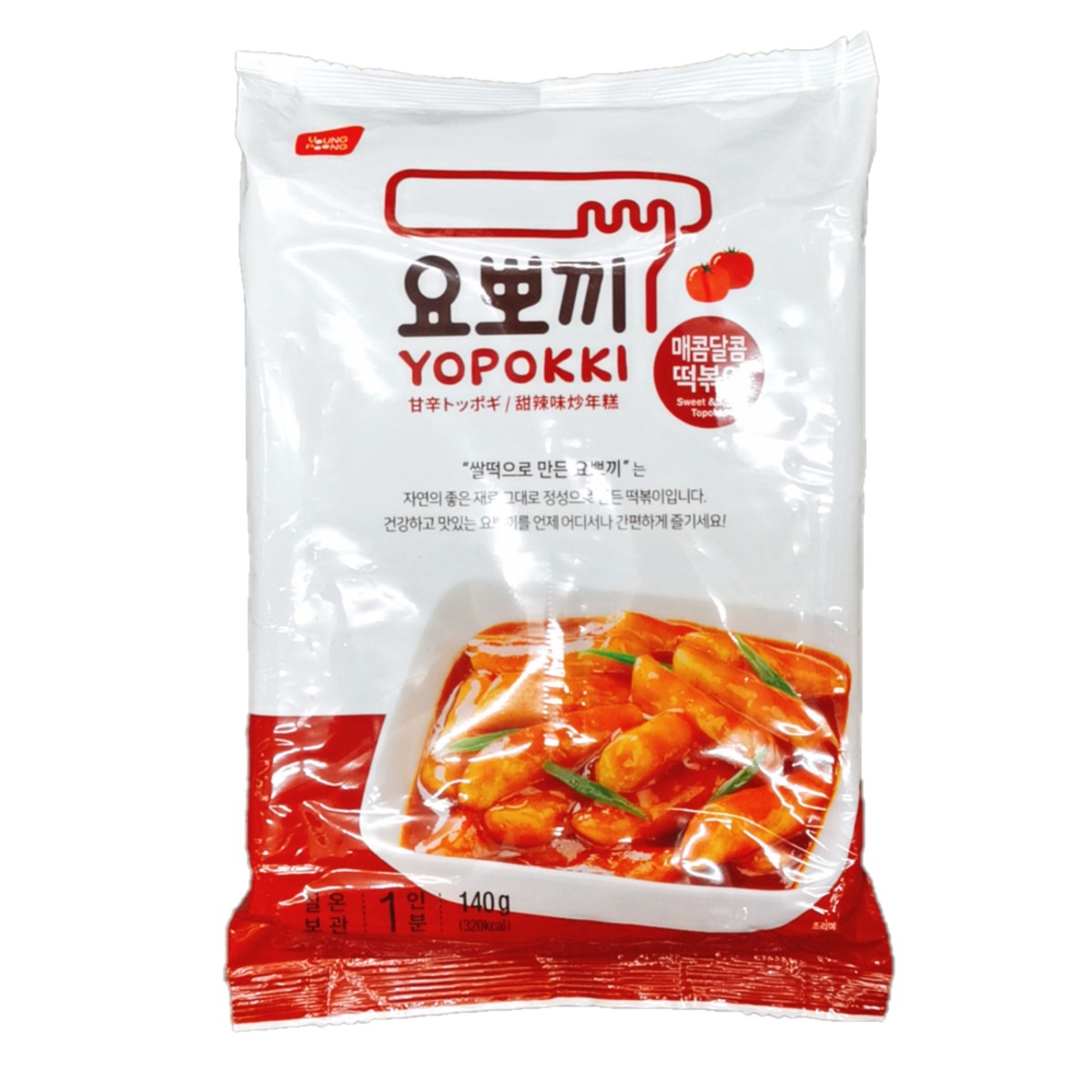 Bánh Gạo Young Poong Topokki Vị Cay Ngọt (140g)