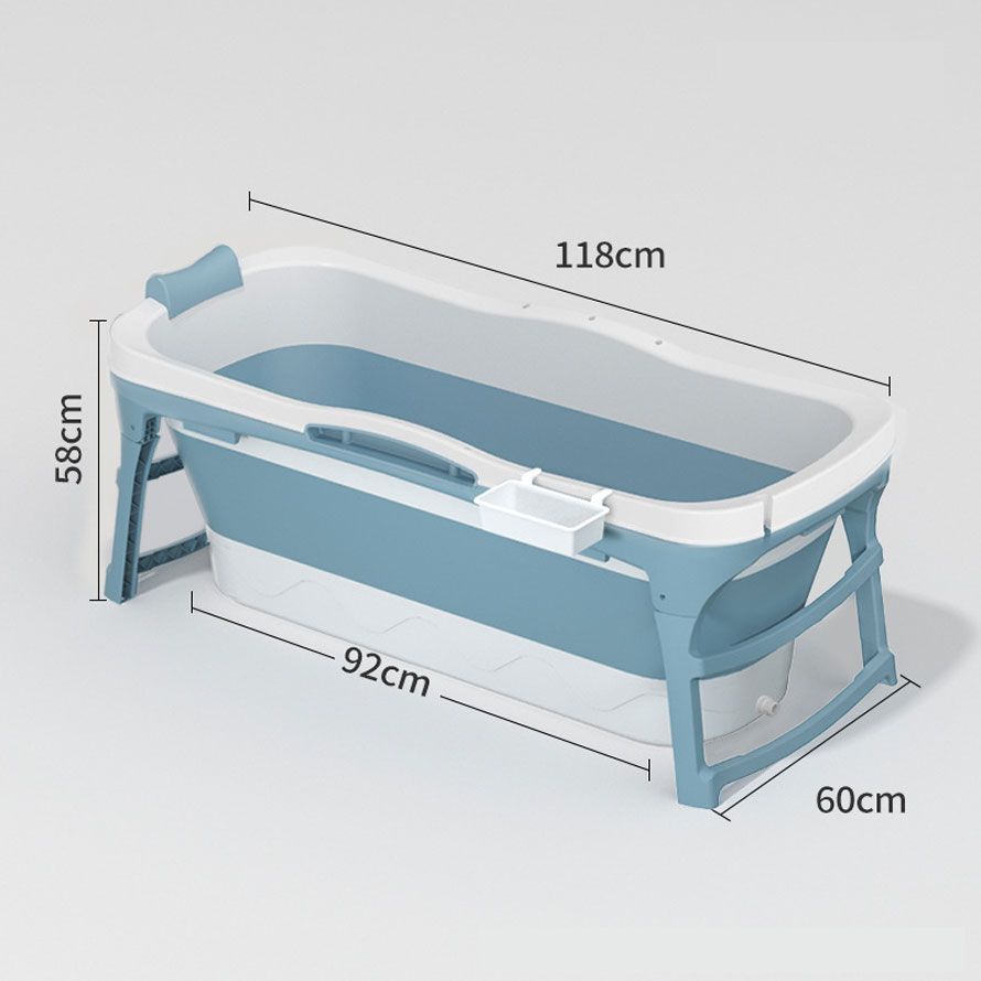 Bồn tắm silicon gấp gọn có nắp cho cả người lớn và trẻ em đủ size - chậu tắm gấp gọn có nắp