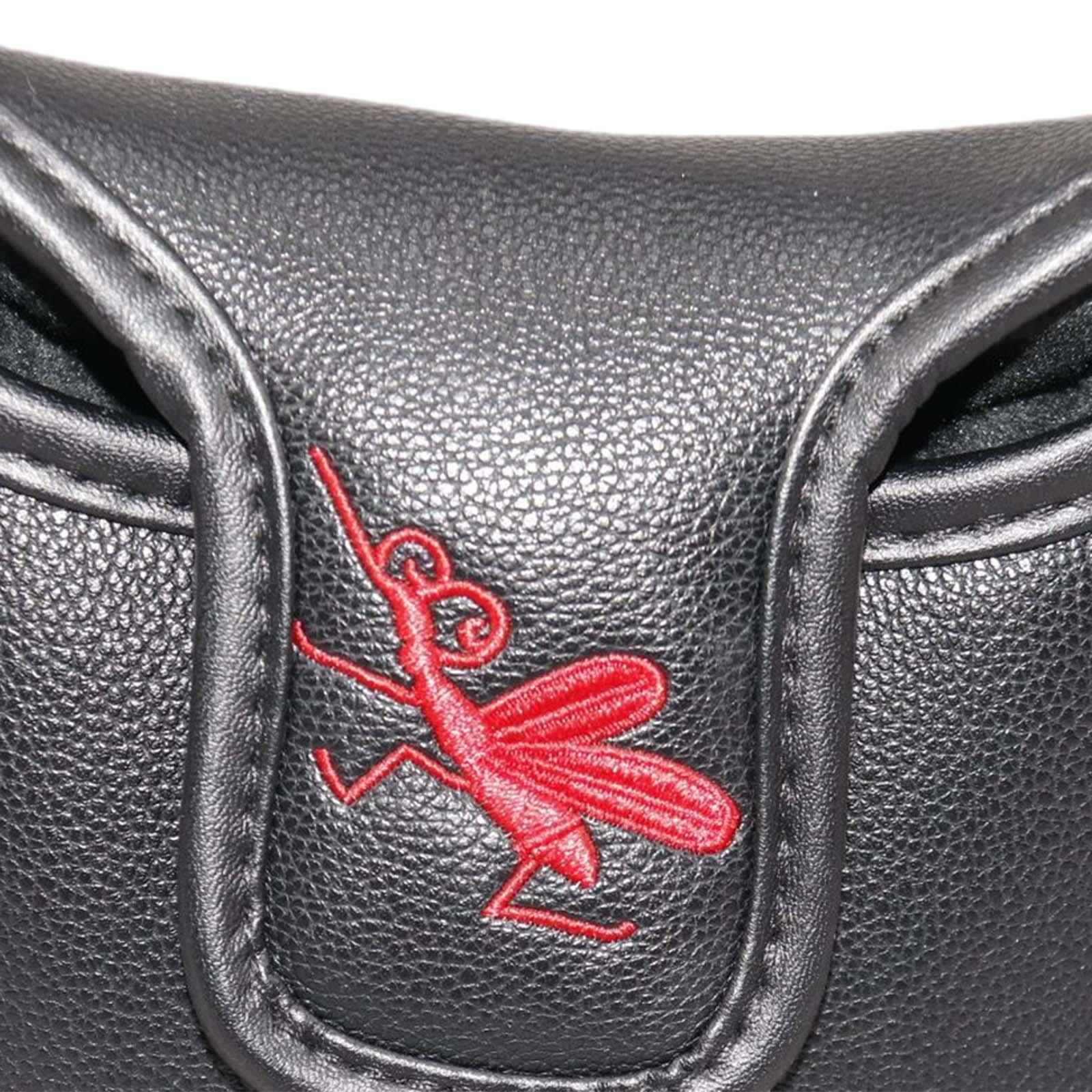 Golf Mallet Putter Head Cover PU Leather Plush Inner Lining Protection Guard