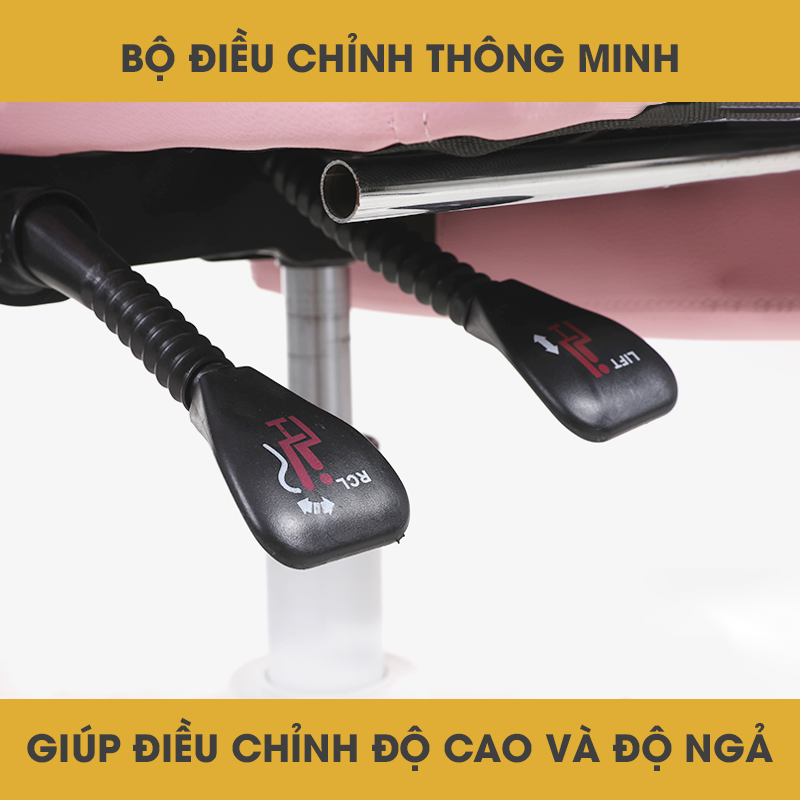 Ghế Xoay Văn Phòng Dành Cho Giám Đốc Lãnh Đạo Có Thể Làm Ghế Gaming, Ghế Văn Phòng Làm Việc Thư Giãn - Hàng Chính Hãng