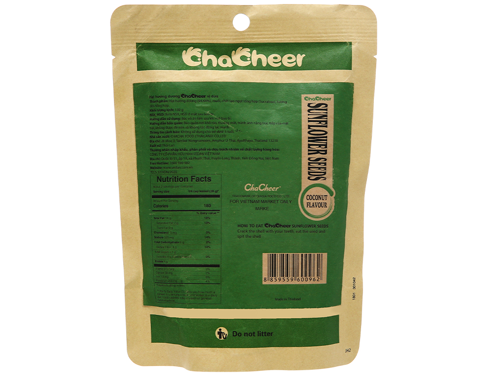 Combo 10 Hạt Hướng Dương CHACHEER Nhập Khẩu