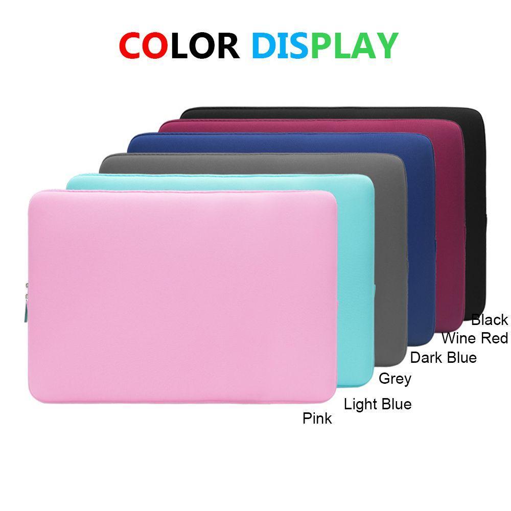 MYRON Túi xách laptop siêu mỏng mềm chống sốc chống thấm nước nhiều màu sắc thời trang