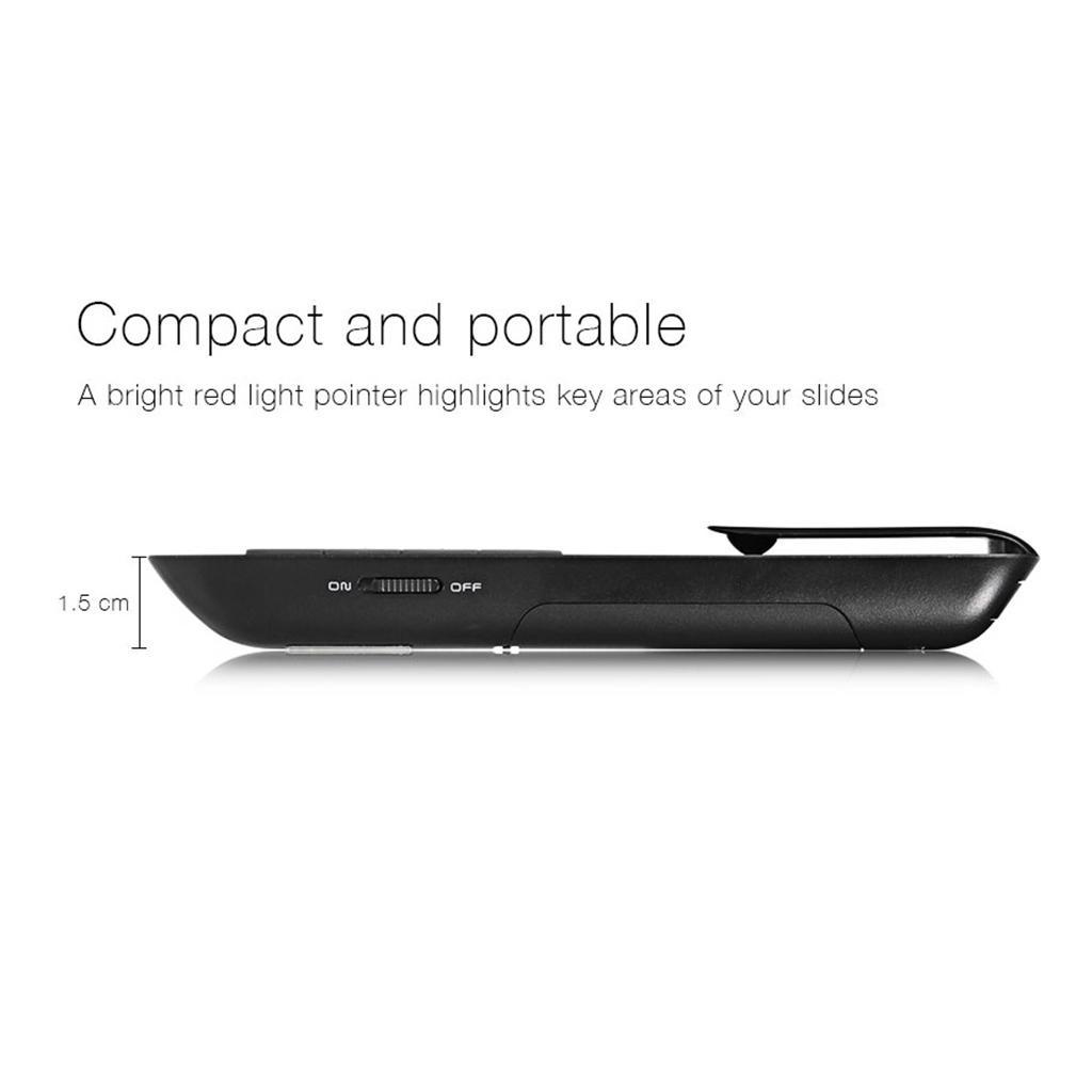 2xWireless Presenter Pen 2.4GHz USB RF Handheld Remote Control Pointer Pen