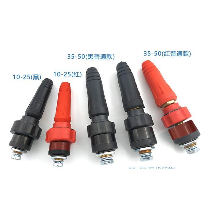 Bộ giắc máy hàn có ren xoáy 10-25