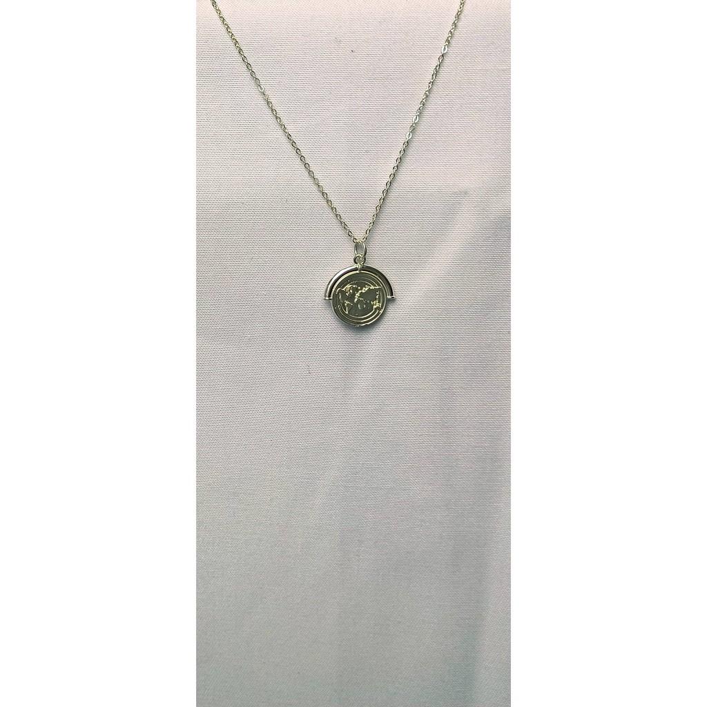 Vòng cổ bạc 925 Vintage New World