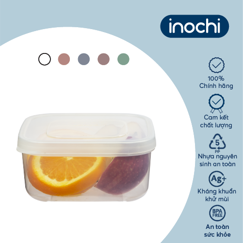 Bộ 3 hộp thực phẩm vuông Hokkaido 50010002000ml