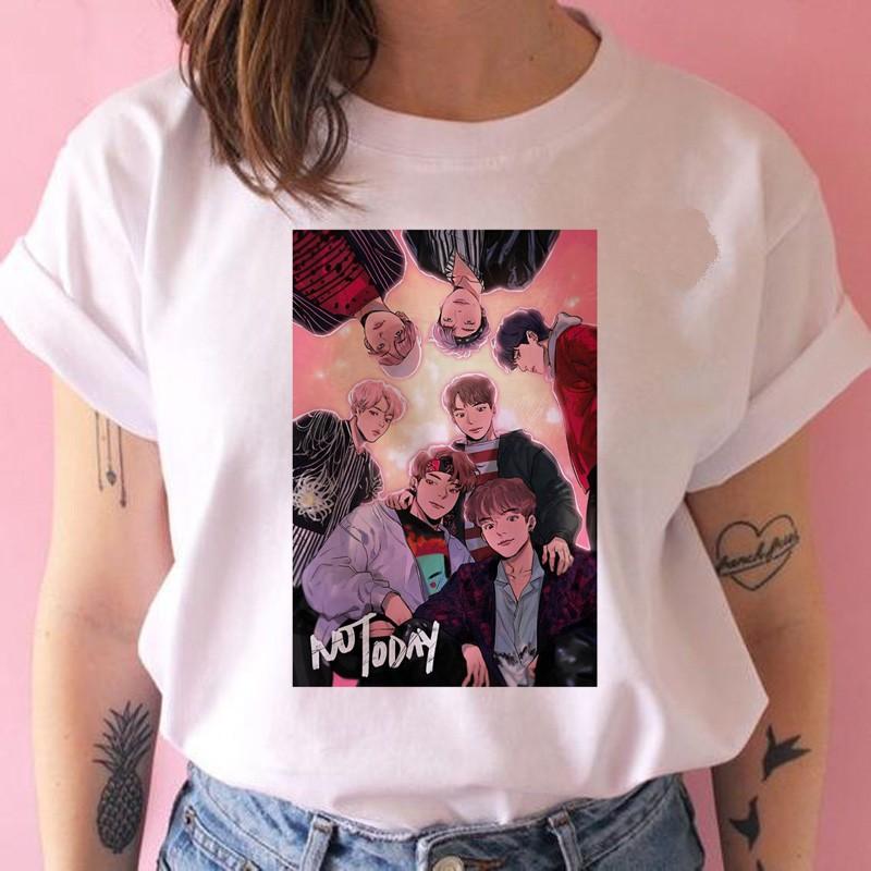 Áo Phông In Hình Vẽ Bangtan Boys