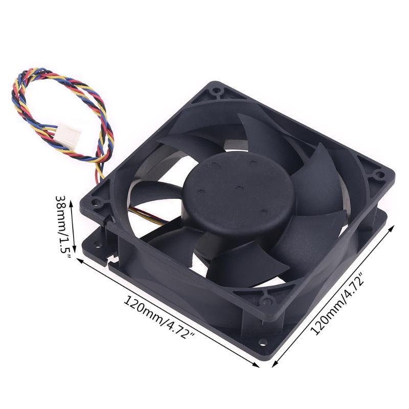 Quạt Tản Nhiệt 4 Dây 120mm 1.6A 12V Cho Máy Delta AFB1212SHE 12038