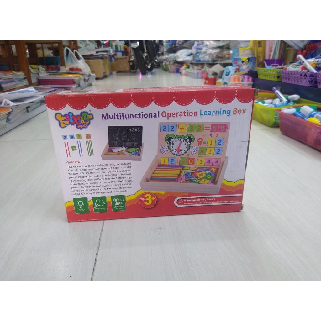 Đồ Chơi Toán Học Có Chữ Số, Que Tính, Bảng Số Bằng Gỗ - Bộ Bảng Tính Học Số Bằng Gỗ Đa Năng Cho Bé