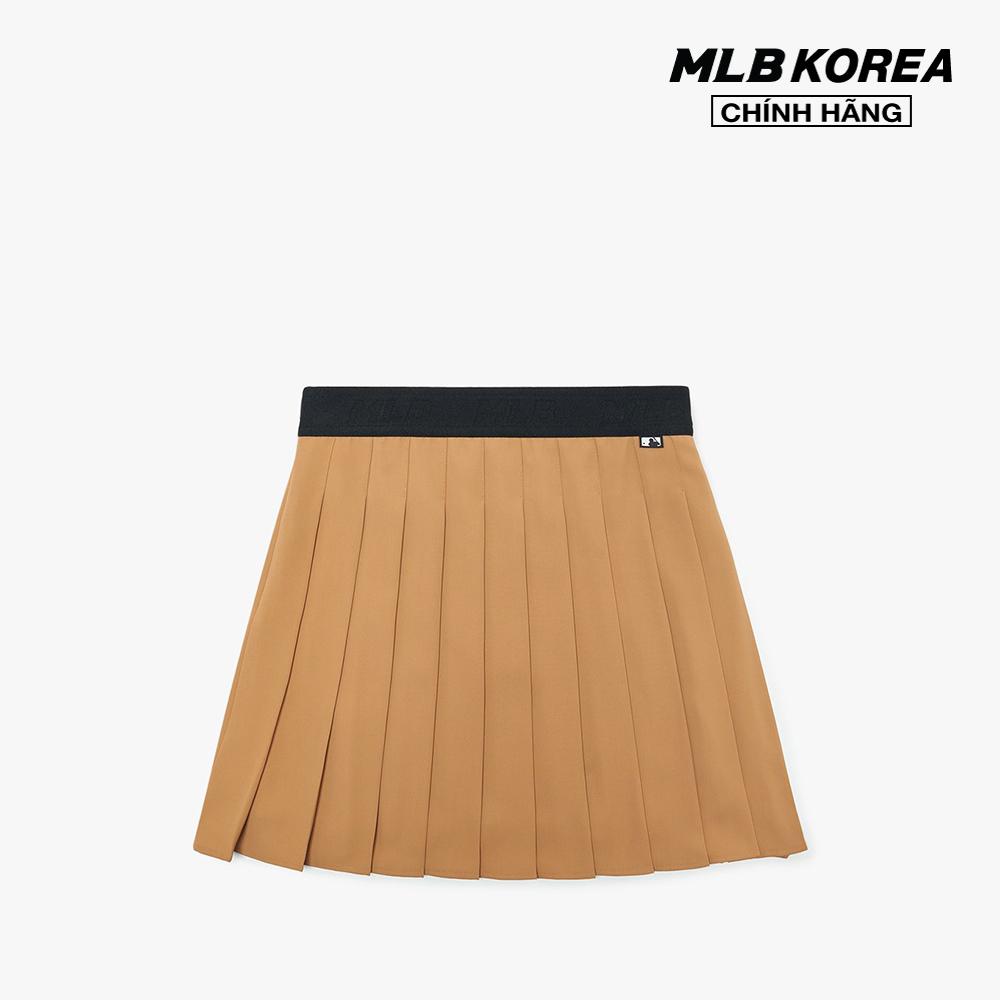MLB - Chân váy mini xếp li Basic Pleats 3FSKB0324