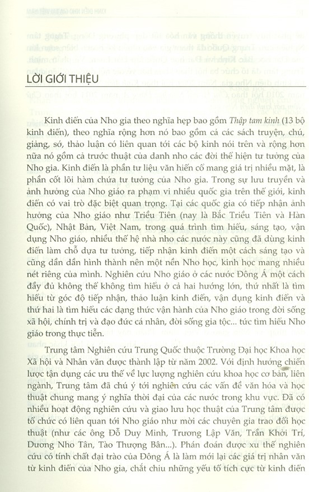 Kinh Điển Nho Gia Tại Việt Nam