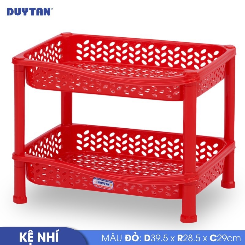 Kệ nhí nhựa Duy Tân 2 ngăn - 26665 - Giao màu ngẫu nhiên - Hàng chính hãng