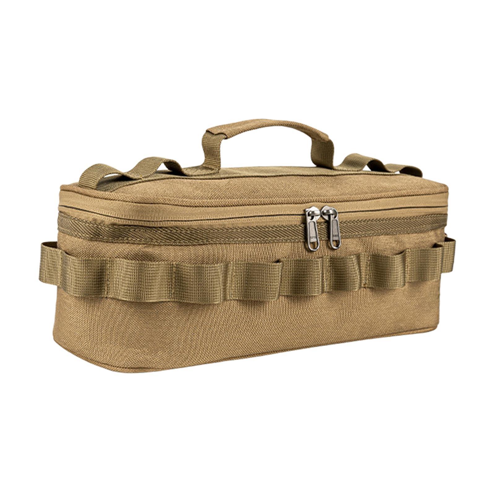 Camping Storage Bag Cookware Organizer Large Capacity Waterproof Durable Cooking Utensils Pouch Utility Tote Bag for BBQ Beach Travel Picnic