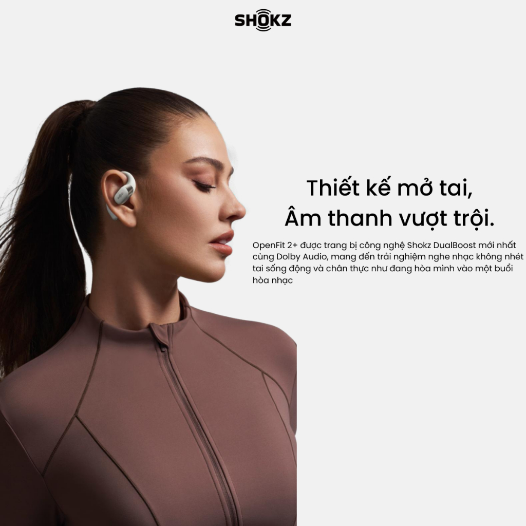 [MỚI] - Tai Nghe Không Nhét Tai True Wireless OpenFit 2+ T921 - Bảo Hành 24 Tháng - Hàng Chính Hãng