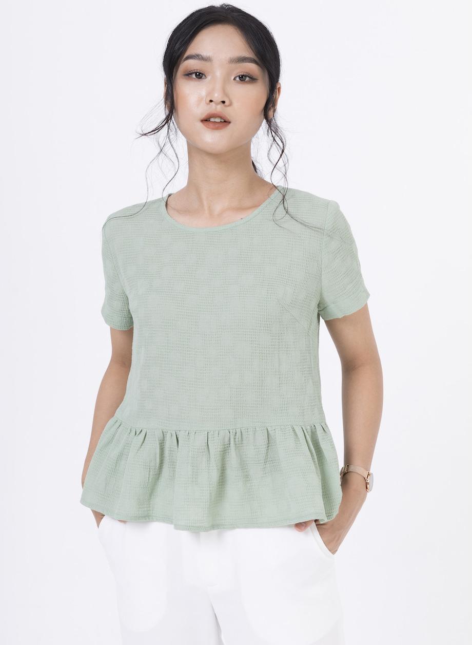 De Leah - Áo Suông Can Bèo - Xanh