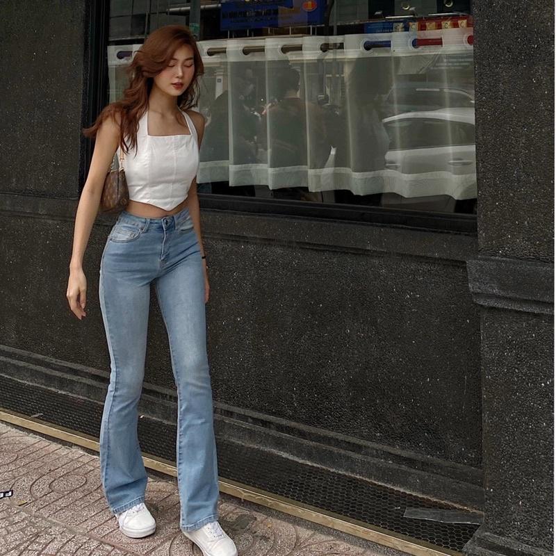 Áo croptop kiểu ôm body sexy ulzzang RÊVER CLOTHINGS cao cấp đen trắng Lalisa Top