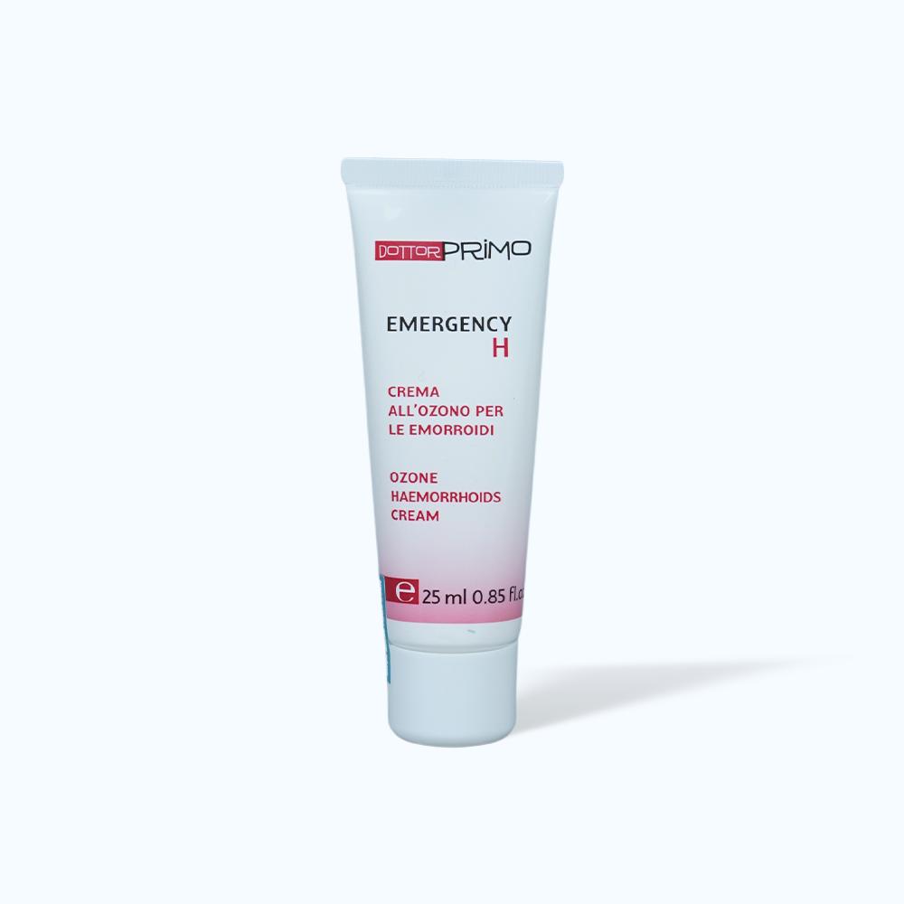 Kem bôi DOTTORPRIMO Emergency H chứa Neozone 4000 giúp làm dịu các triệu chứng do trĩ gây ra (25ml)