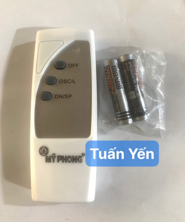 Remote điều khiển quạt đảo trần Mỹ Phong (kèm pin) - Hàng chính hãng