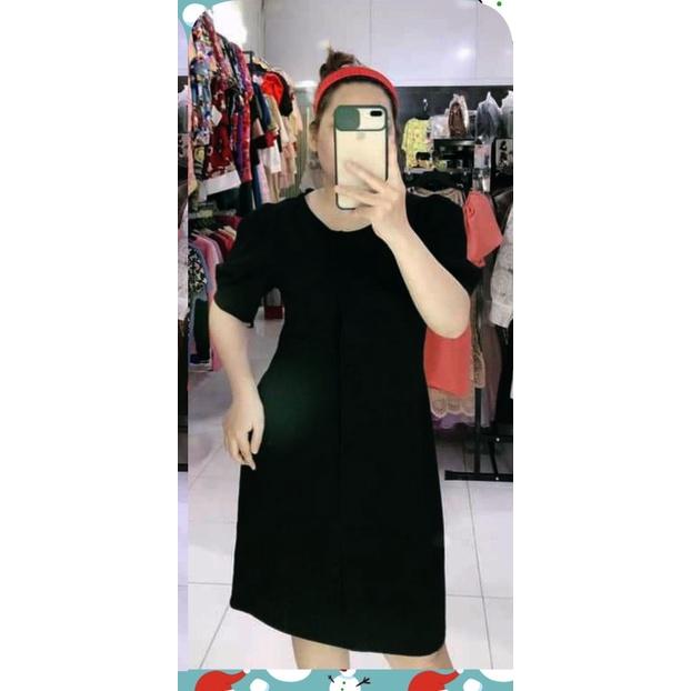 ĐẦM SUÔNG TRƠN ĐÍNH NÚT BIG SIZE 58-86KG