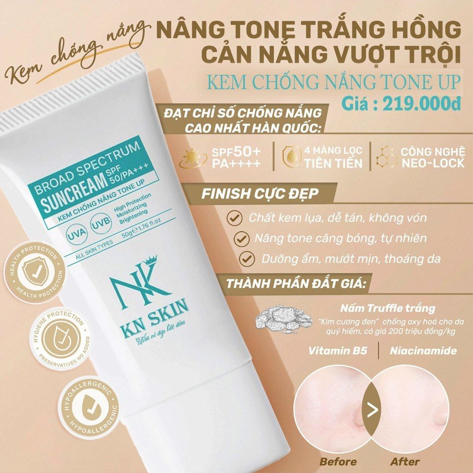 KEM CHÓNG NẮNG TONE UP spf 50/pa chóng nắng,dưỡng da,giúp da mềm mịn,và diều màu,dưỡng ẩm da,giúp ngăn ngừa lão hoá da