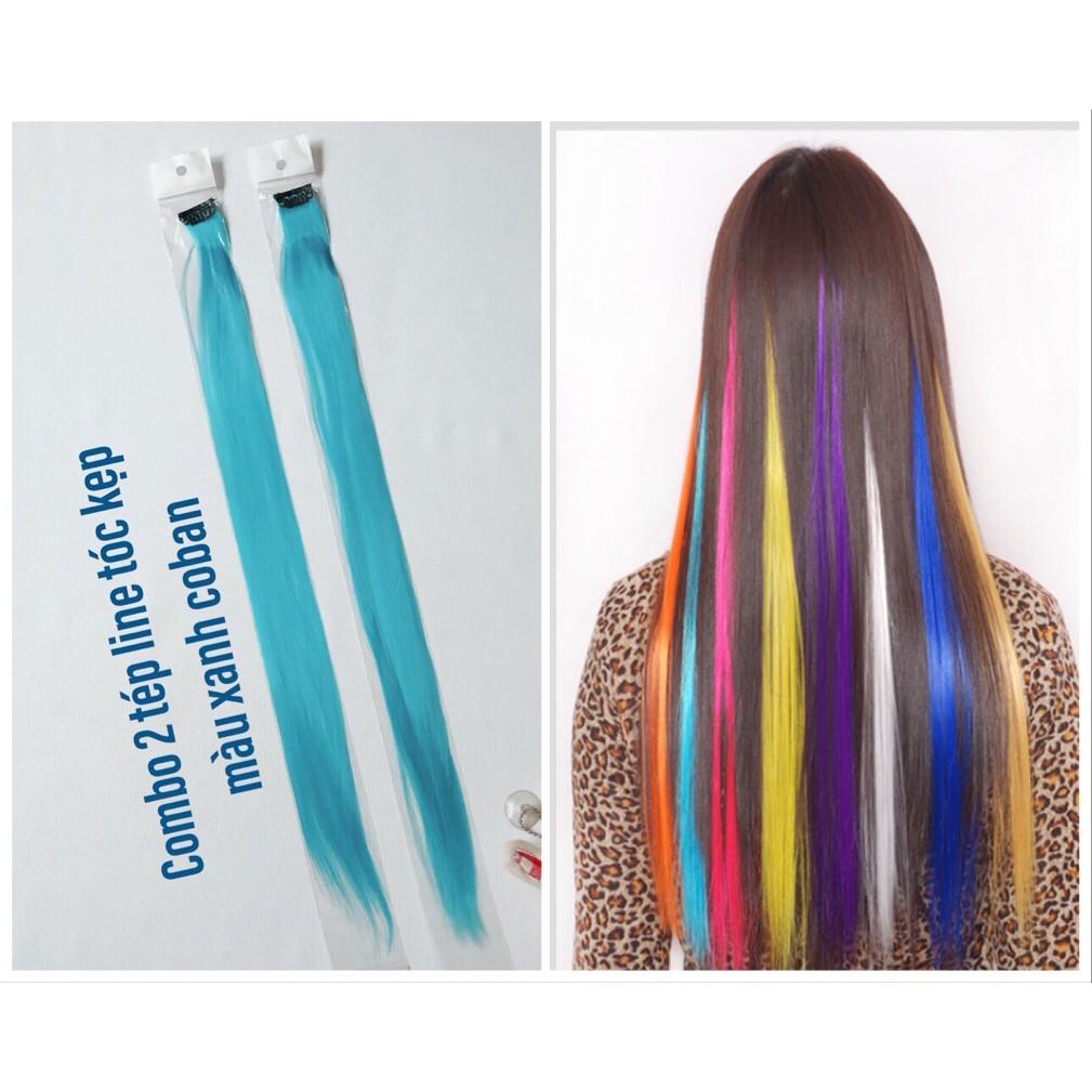 Line tóc kẹp màu sắc từ 12-23- mua 5 tặng 1 line đồng sizd, dài 55-60cm nặng 3 gam