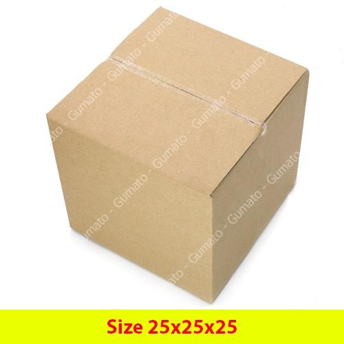 Hộp giấy, thùng carton size 25x25x25 giấy carton gói hàng Everest