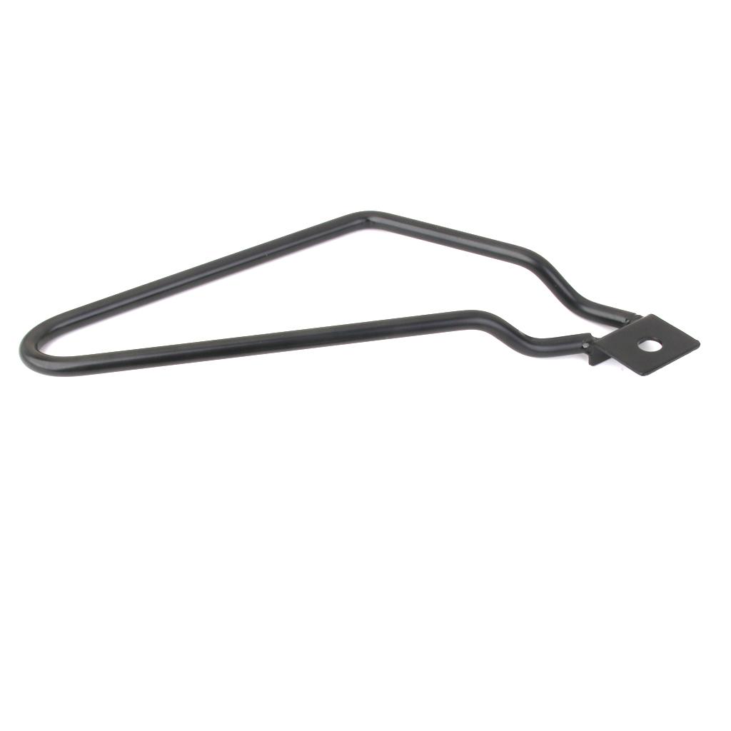 Black Saddle Bag Support Bars Mount Bracket For Harley Sportster XL Dyna