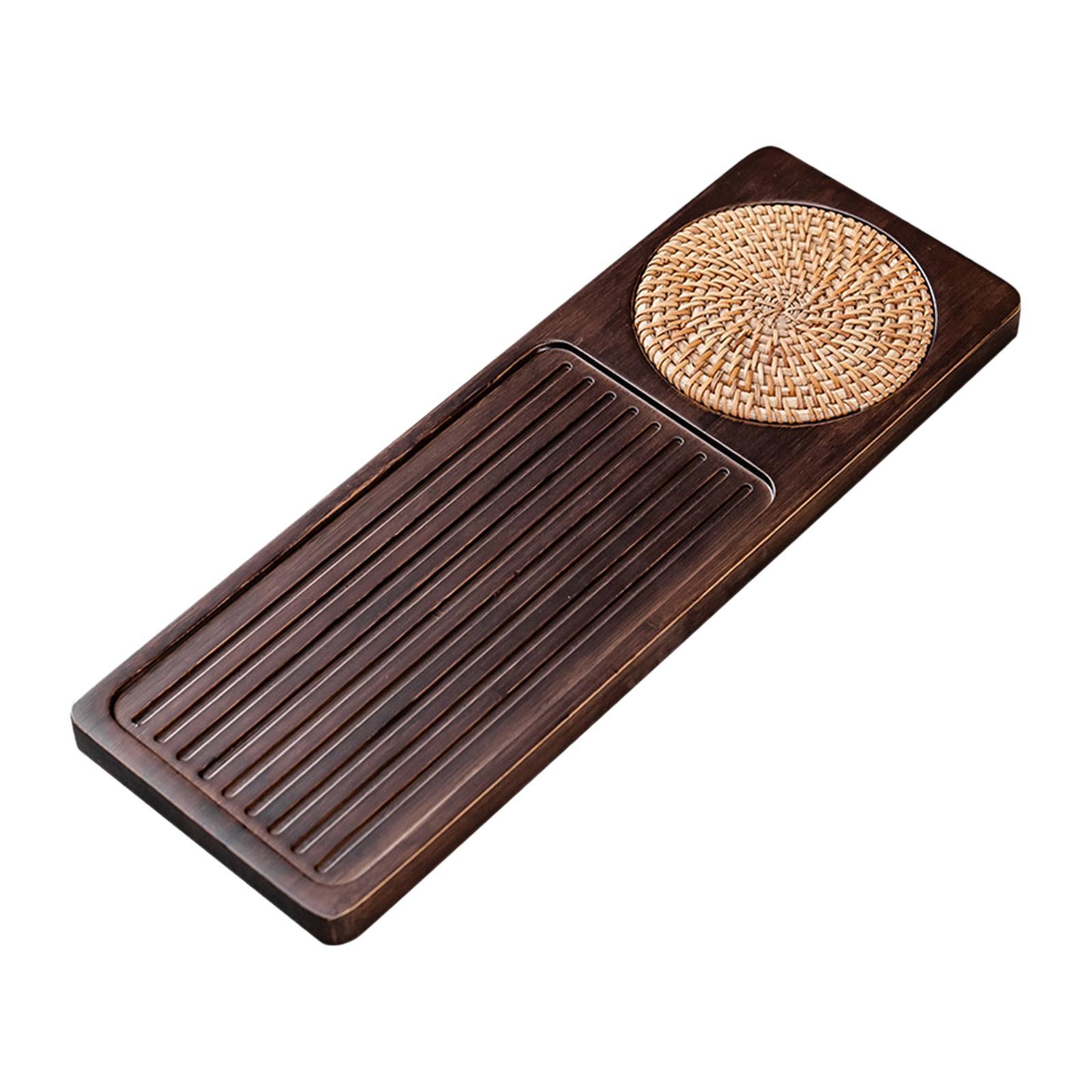 Rectangular Japanese Tea Serving Tray Household Tea Board for Travel Accessories