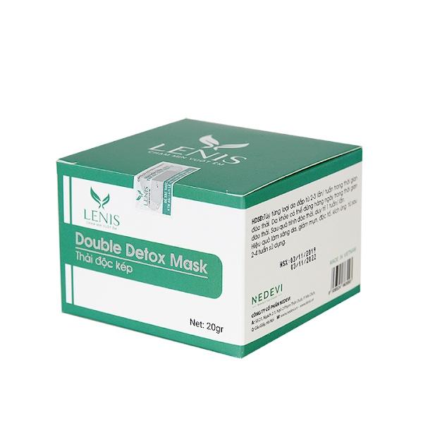 Mặt Nạ Thải Độc Sạch Nhờn Giảm Mụn Than Hoạt Tính, Bùn Khoáng LENIS Hỗ Trợ Làm Dịu Mụn Đỏ, Làm Sạch Sâu, Thải Độc Da