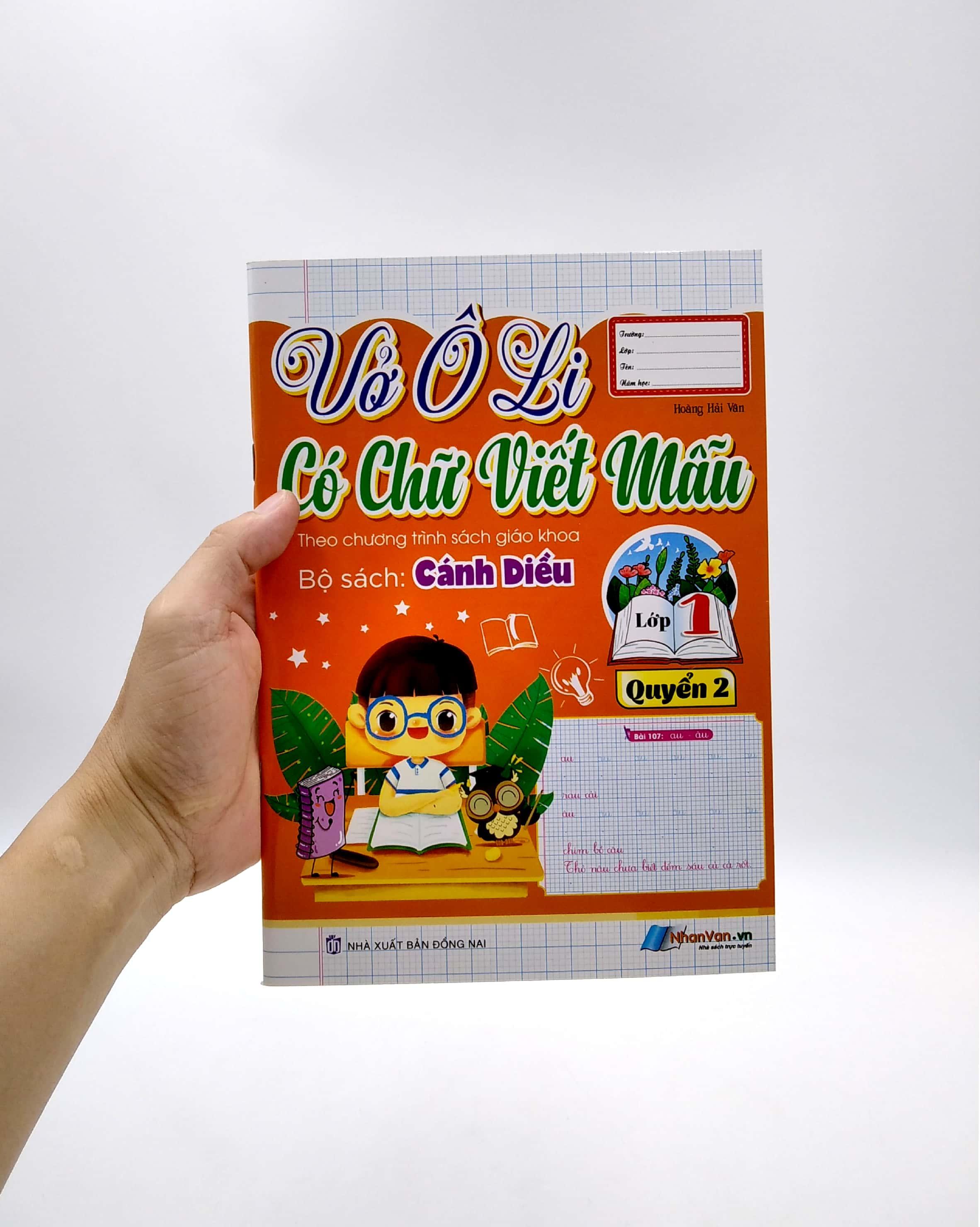 Vở Ô Li Có Chữ Viết Mẫu 1 - Quyển 2 - Cánh Diều