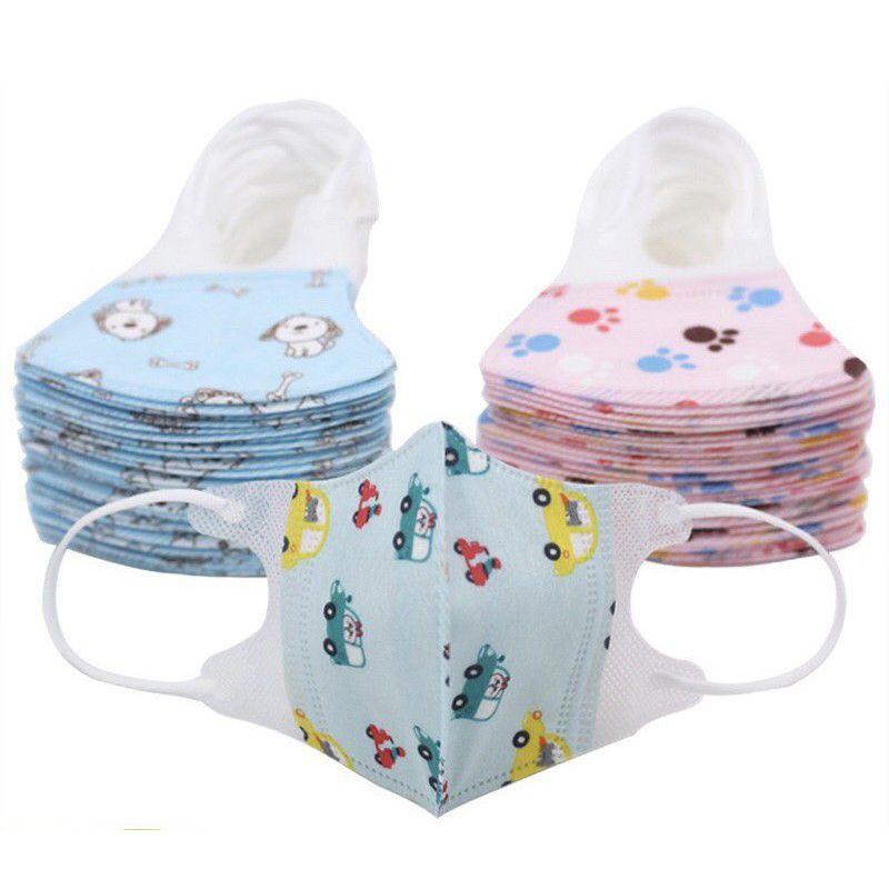 Khẩu trang 3d hoạt hình dễ thương cho bé 1 túi 5c