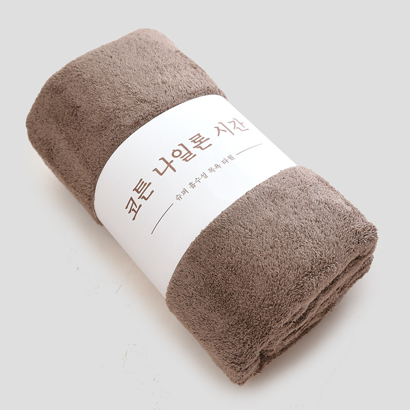 Khăn tắm Hàn Quốc 70*140cm khổ lớn chất khăn mịn, thấm hút dễ dàng