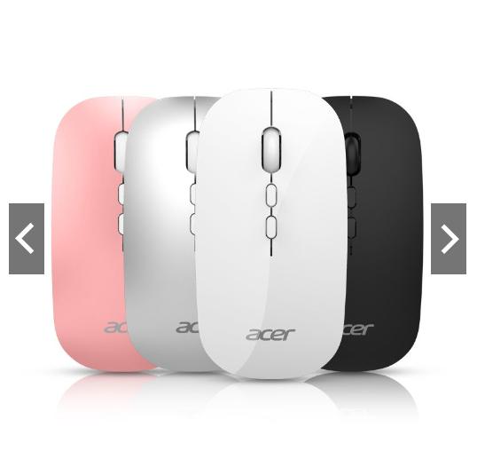 Hình ảnh Chuột Không Dây Chính Hãng ACER OMR050 - Bluetooth 5.0 + Wireless 2.4G - Pin sạc Type-C - Chống ồn Dùng Cho Máy Tính Bảng SamSung Tab , iPad, PC, laptop , MacBook, Điện Thoại Smartphone - Hàng Chính Hãng