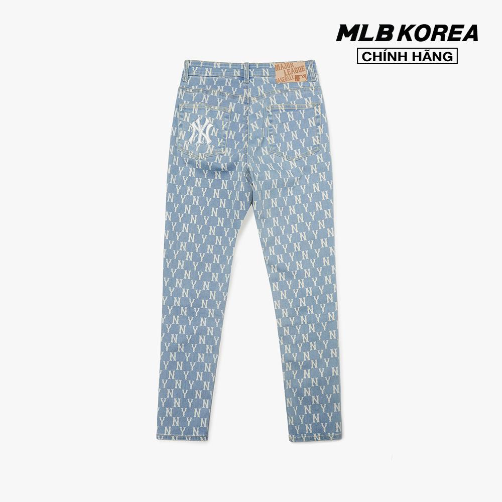 MLB - Quần jeans nữ phom skinny Monogram 3FDPM0521-50BLL